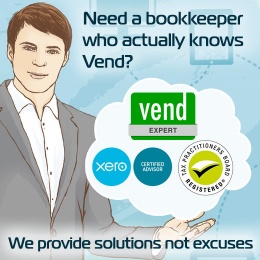Vend Bookkeeper Xero Specialist